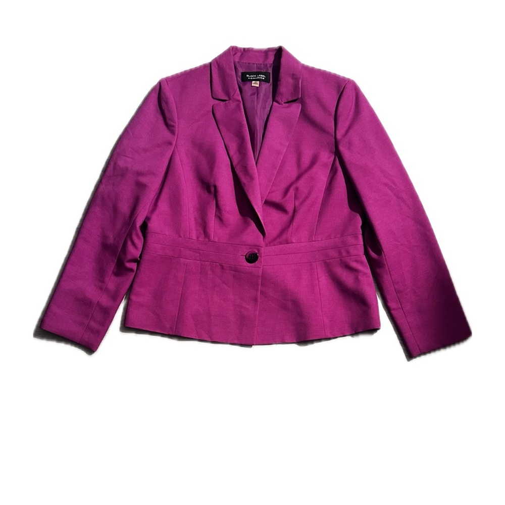 Black Label by EVAN PICONE
Fuchsia Blazer Size 16 - Picture 5 of 9